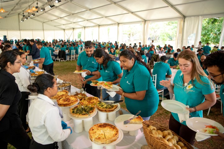 Buffet pour les 50 ans de Panagora