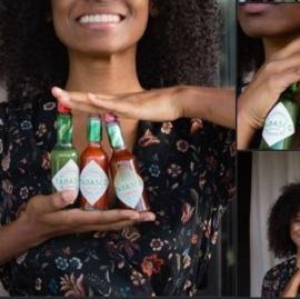 Eat with fingers and Tabasco