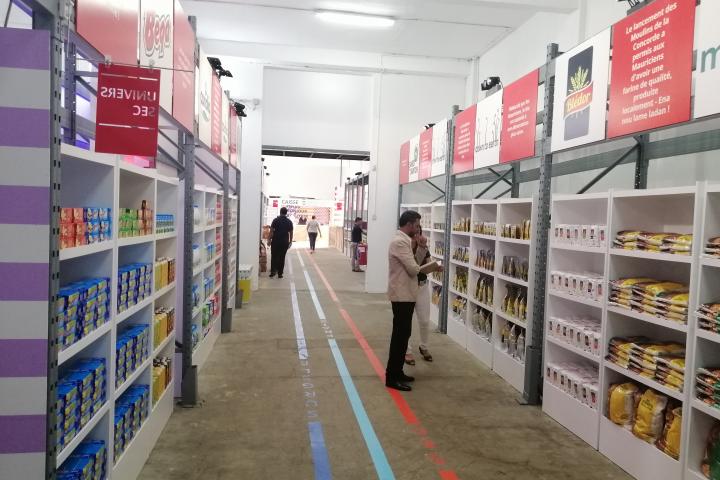 Pop up supermarket à Mobimmo