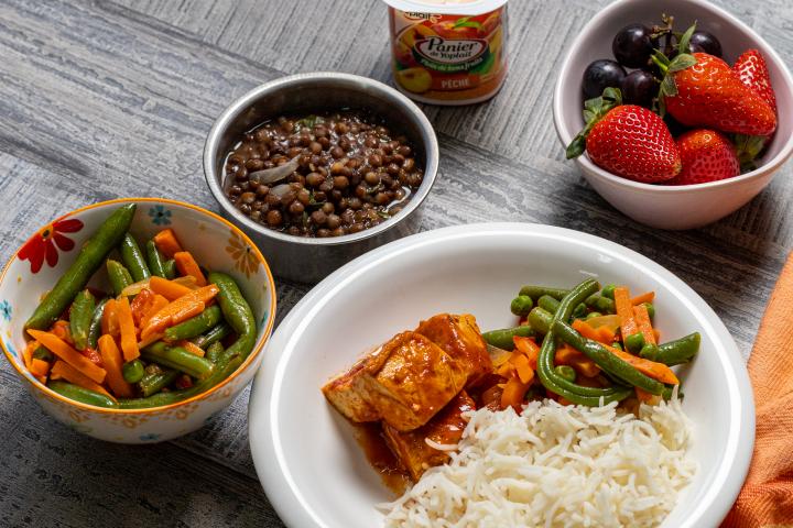 Exemple d'un menu équilibré