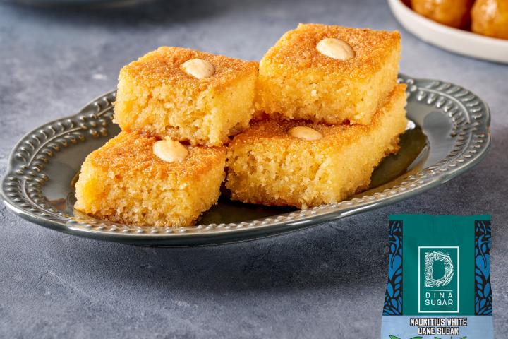 Recette ramadan Basboussa avec Dina