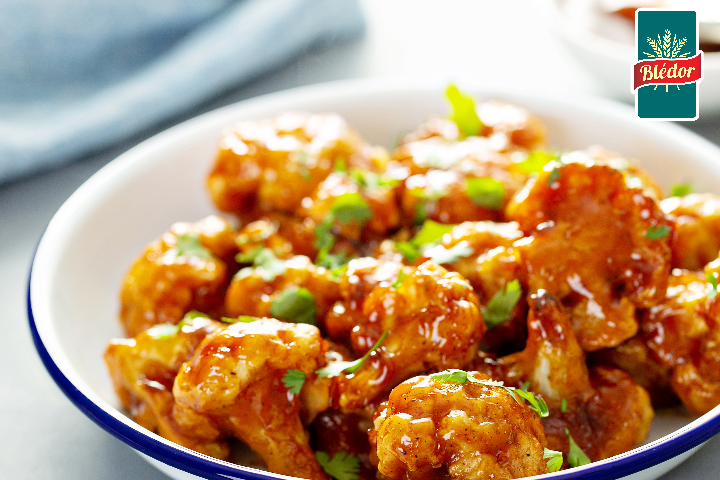 Cauliflower wings recette
